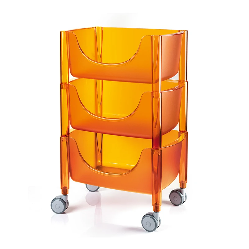 利快意大利 厨房果蔬落地移动收纳推车意式多层叠放设计时尚家用