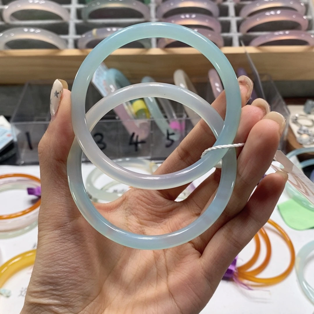 玛瑙/玉髓手镯未镶嵌58621/58