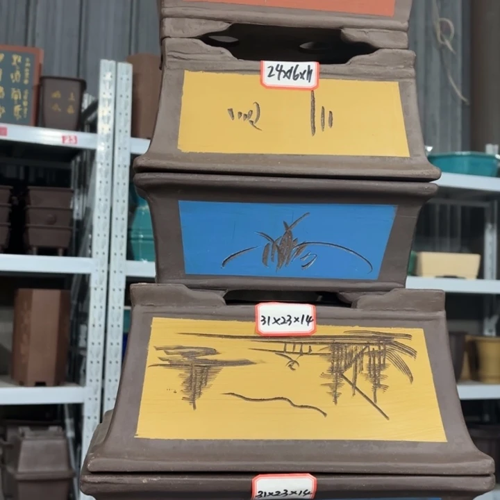 紫砂花盆             100-5