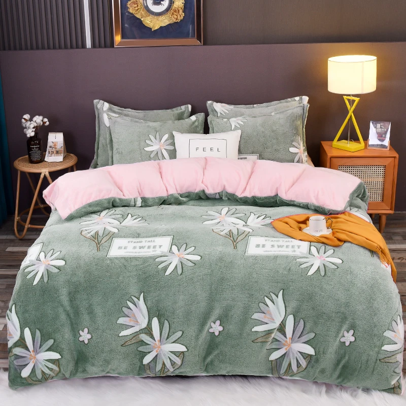 [孤品福利]冬天牛奶绒被套单件加绒加厚双面绒单被罩床上用品