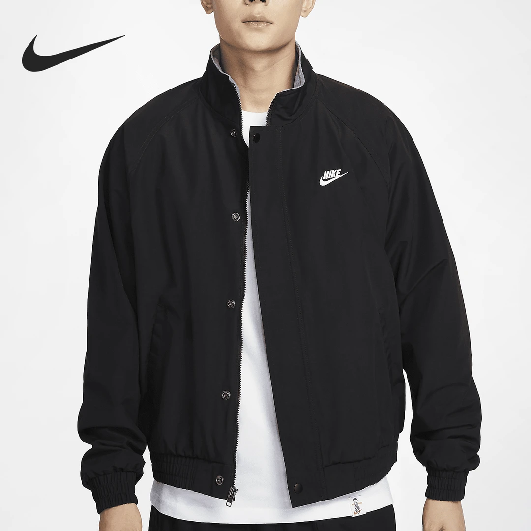 Nike/耐克正品Club Futura男士摇粒绒里料加绒夹克FZ0657-010