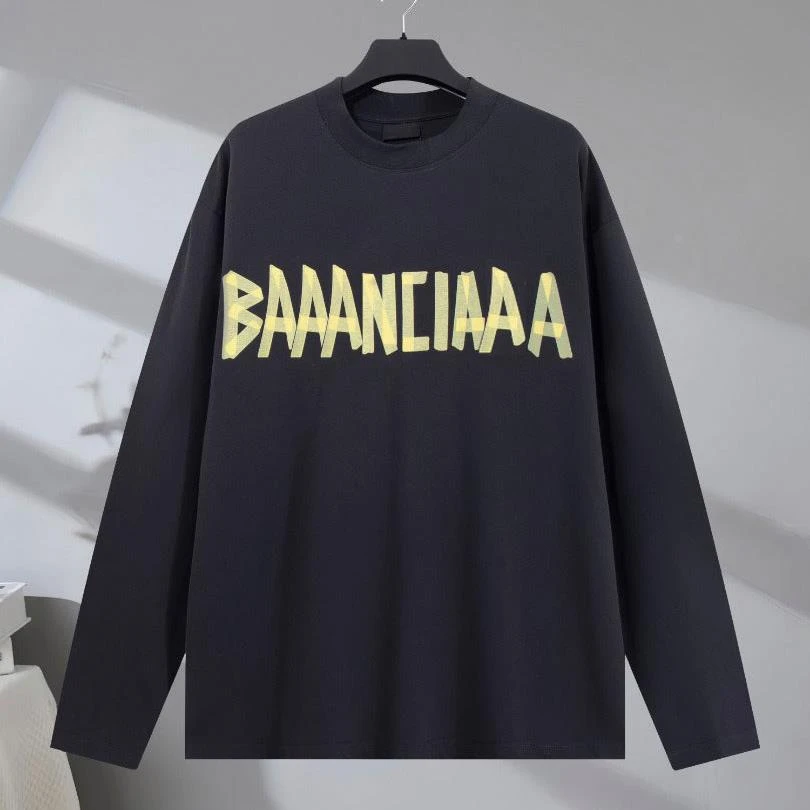 男装春秋季巴黎品牌情侣美国覆古长袖女士宽松圆领休闲薄底衬衫