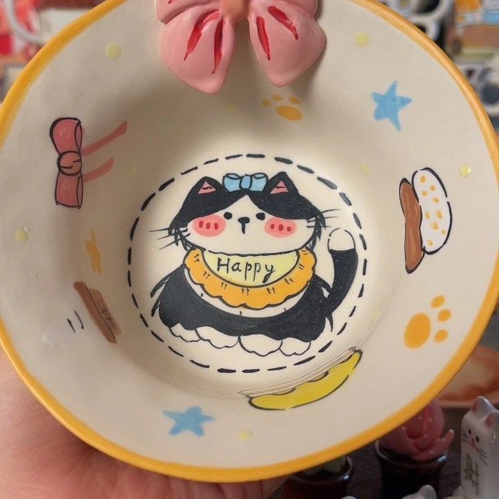 景德镇陶瓷可爱手绘杯