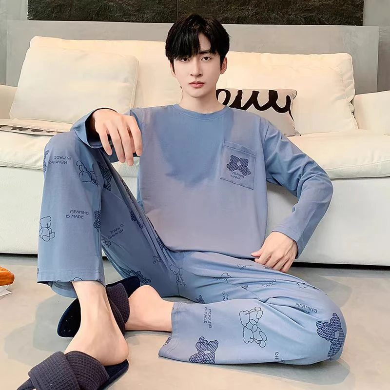 1627男士舒适百搭睡衣套装-SY