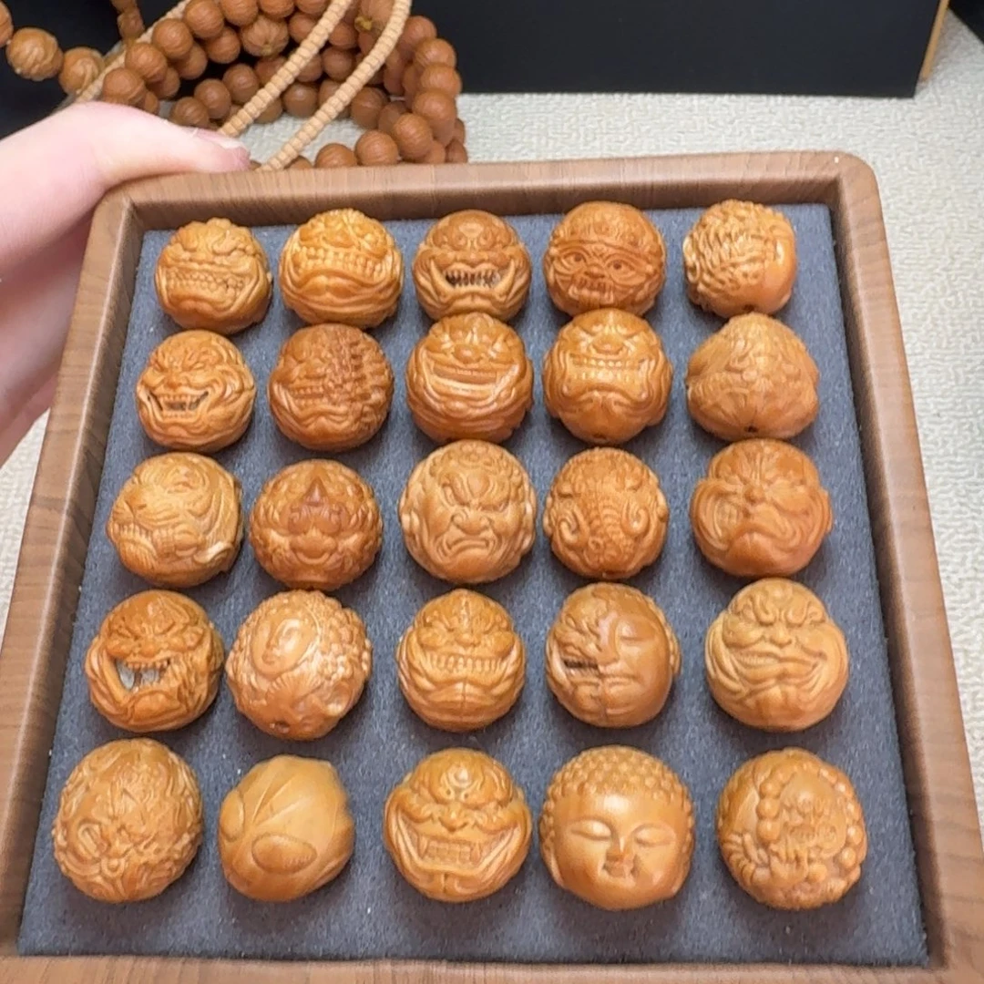 猴头核桃吊坠瑕疵品单籽三个