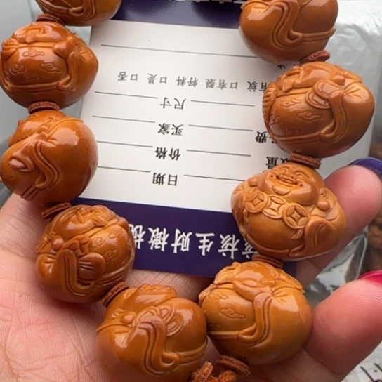 勇***J手串橄榄核橄榄雕工艺品