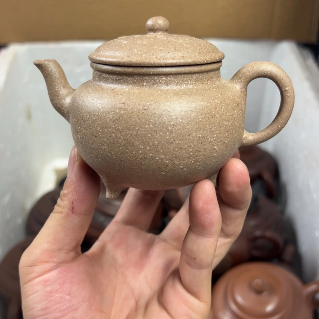 茶壶紫砂宜兴原矿紫砂壶150毫升容量