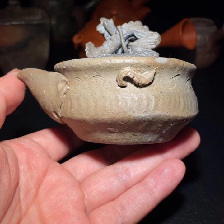 备前烧南蛮手龙摘陶云