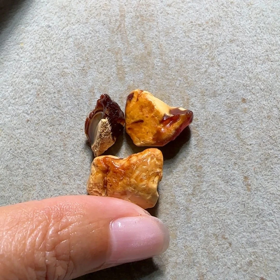 裸石琥珀未镶嵌蜜*缘专拍
