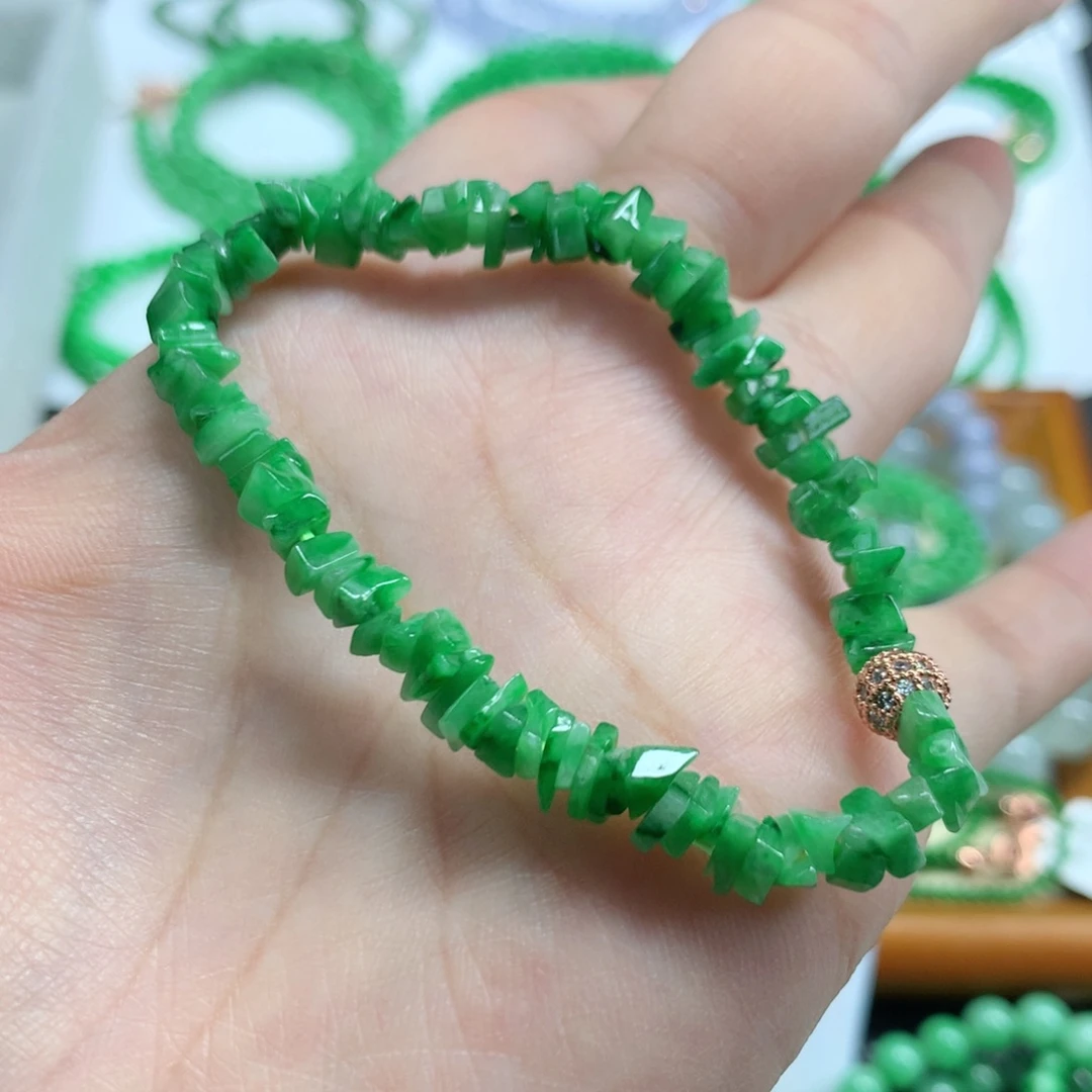 翡翠未镶嵌手链翡翠
