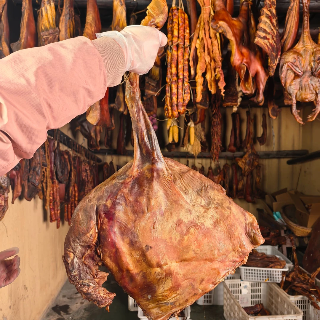 腊羊肉湖南特产烟高山羊肉土家特产
