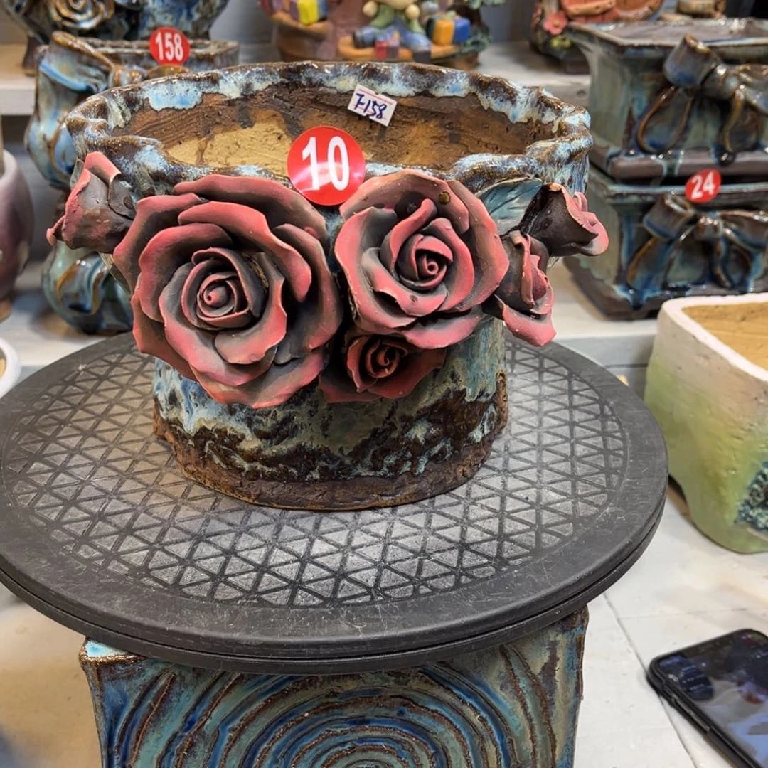 陶瓷尘*10号福利花盆