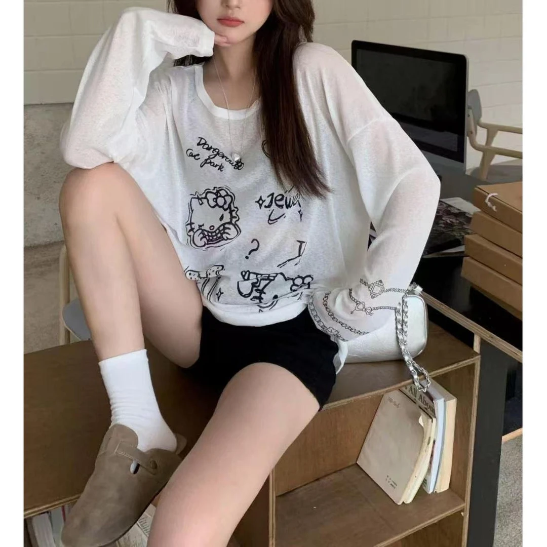 季公子2025夏季新款卡通防晒两件套9022