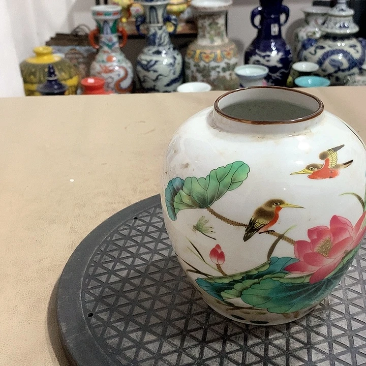 摆件陶博古架陶瓷摆件