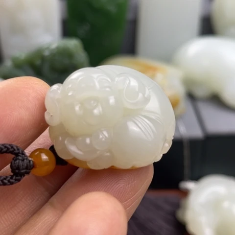 9***0和田玉未镶嵌吊坠(不含链)