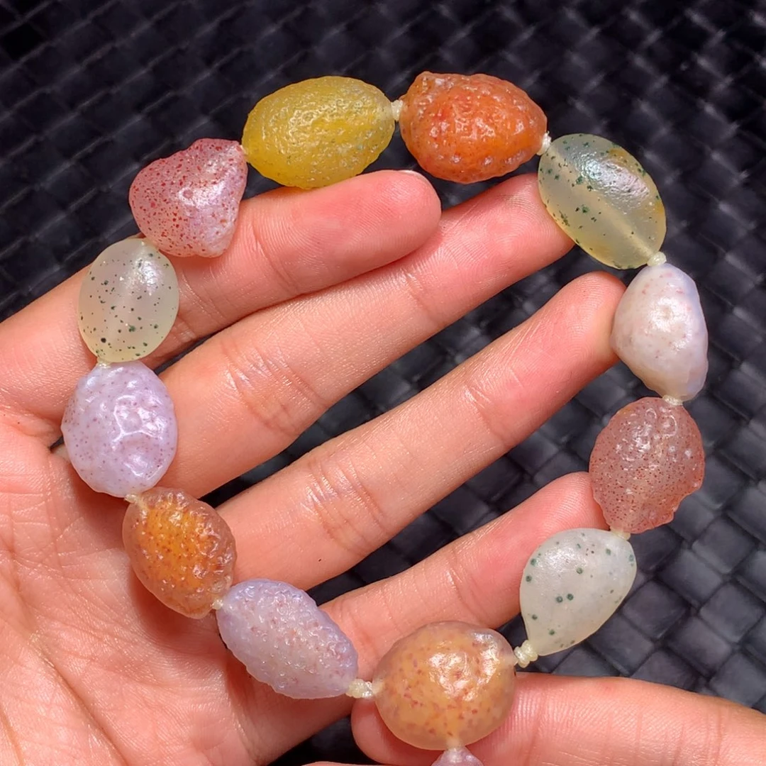 未镶嵌玛瑙/玉髓珠宝半成品