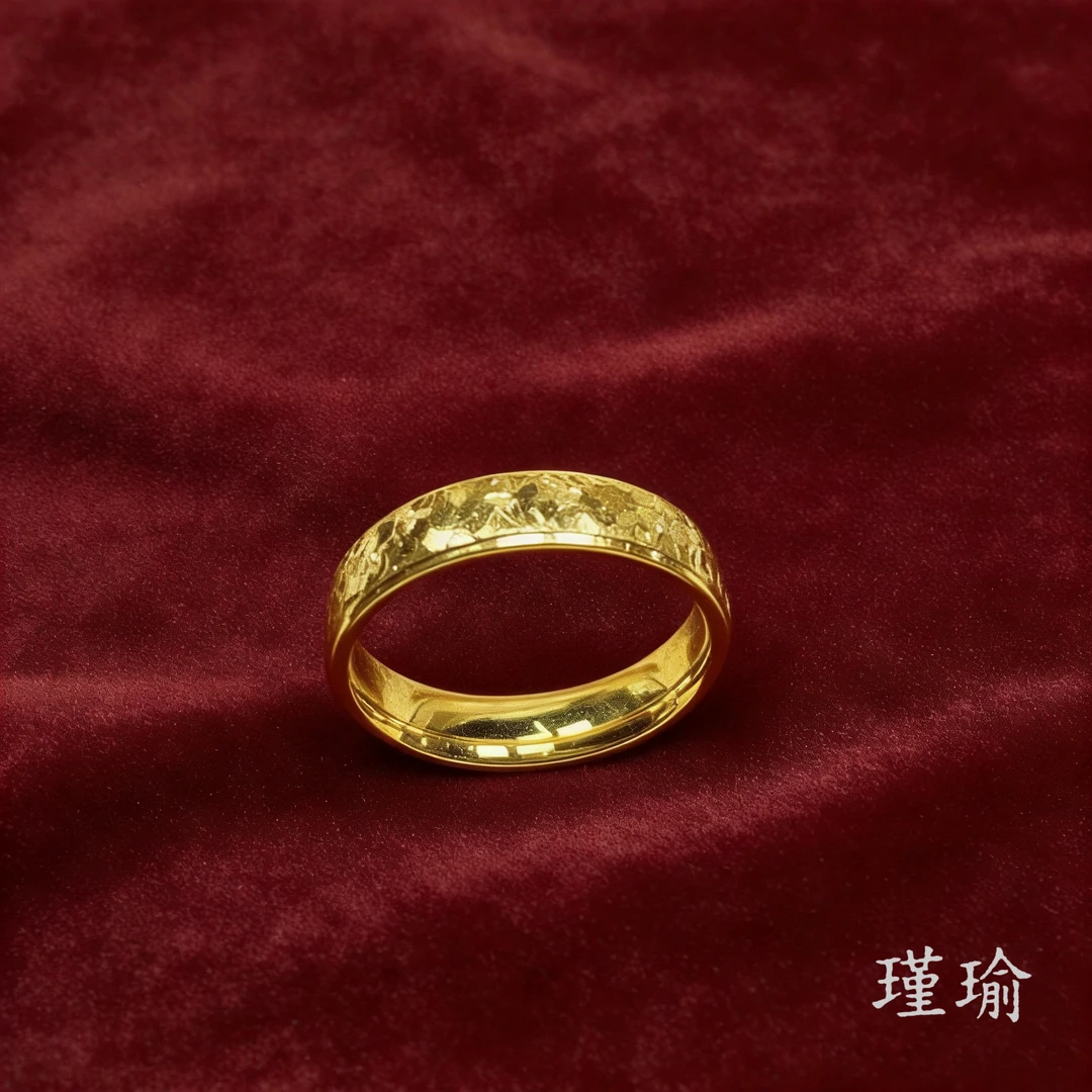 戒指 戒指 K0227黄色碎碎冰闭口戒指多样性发货47375