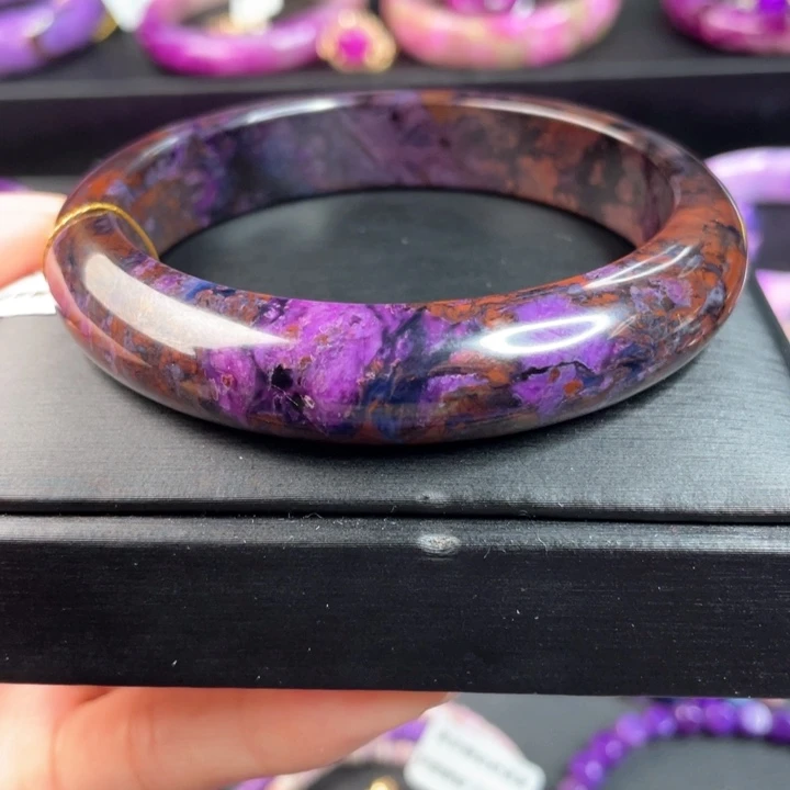 苏纪石（舒俱来）手镯未镶嵌樱花幻彩手镯