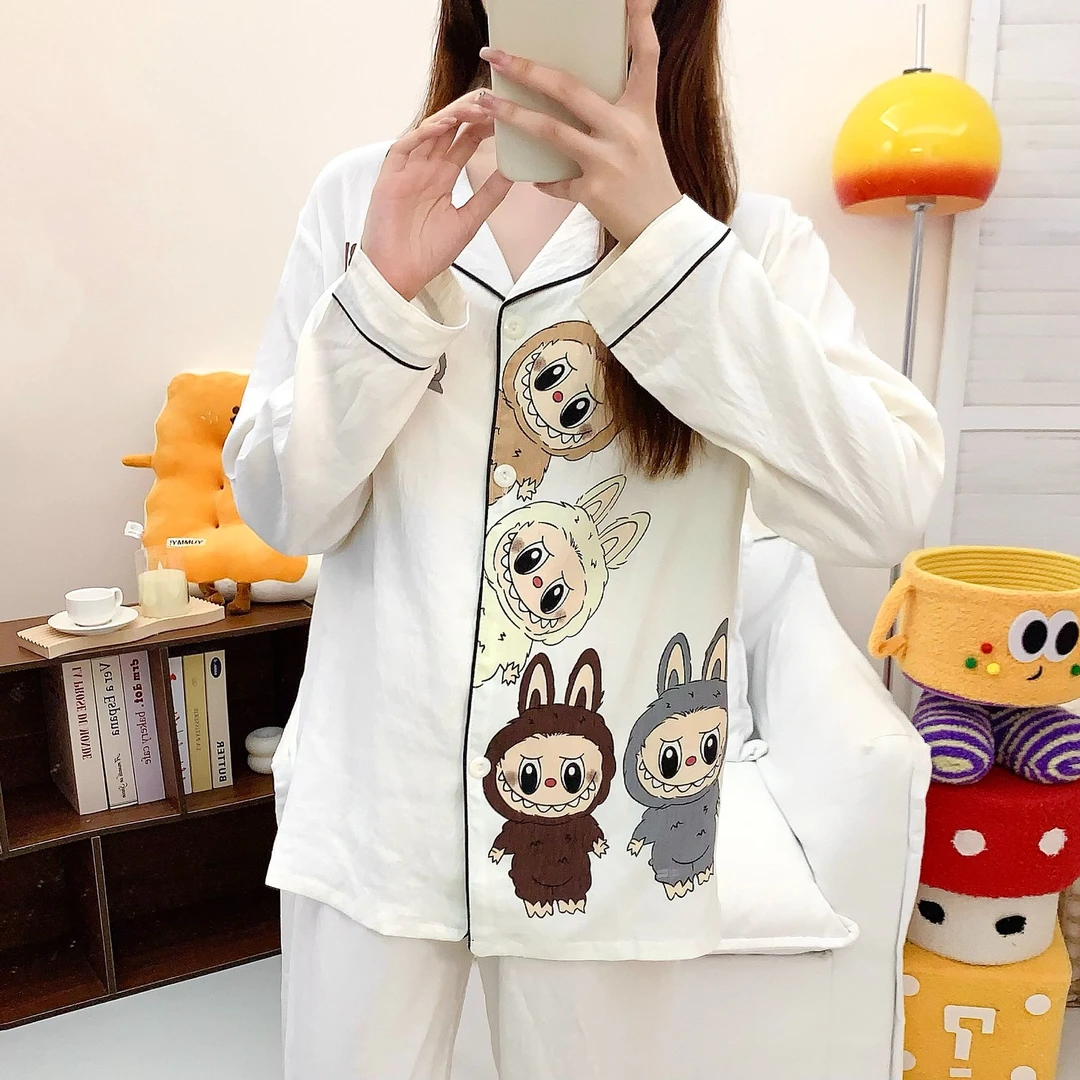 【中環专享品牌清-A】春秋季甜美卡通云朵棉长袖家居服套装M2001#