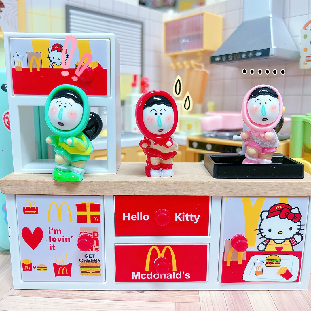 熊熊定制-抽象搞怪阿呆 树脂DIY创意卡通/食玩/仿真饰品