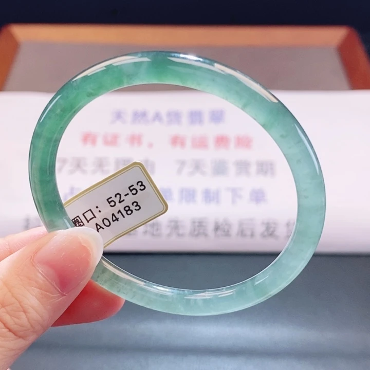 翡翠未镶嵌手镯翡翠手镯35