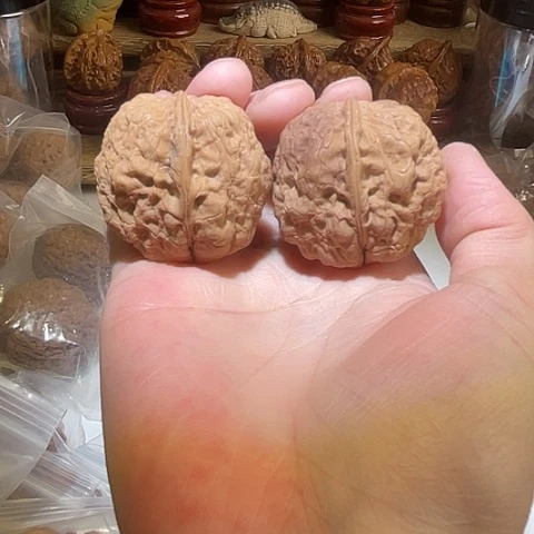 文玩核桃把件十八包带彩41