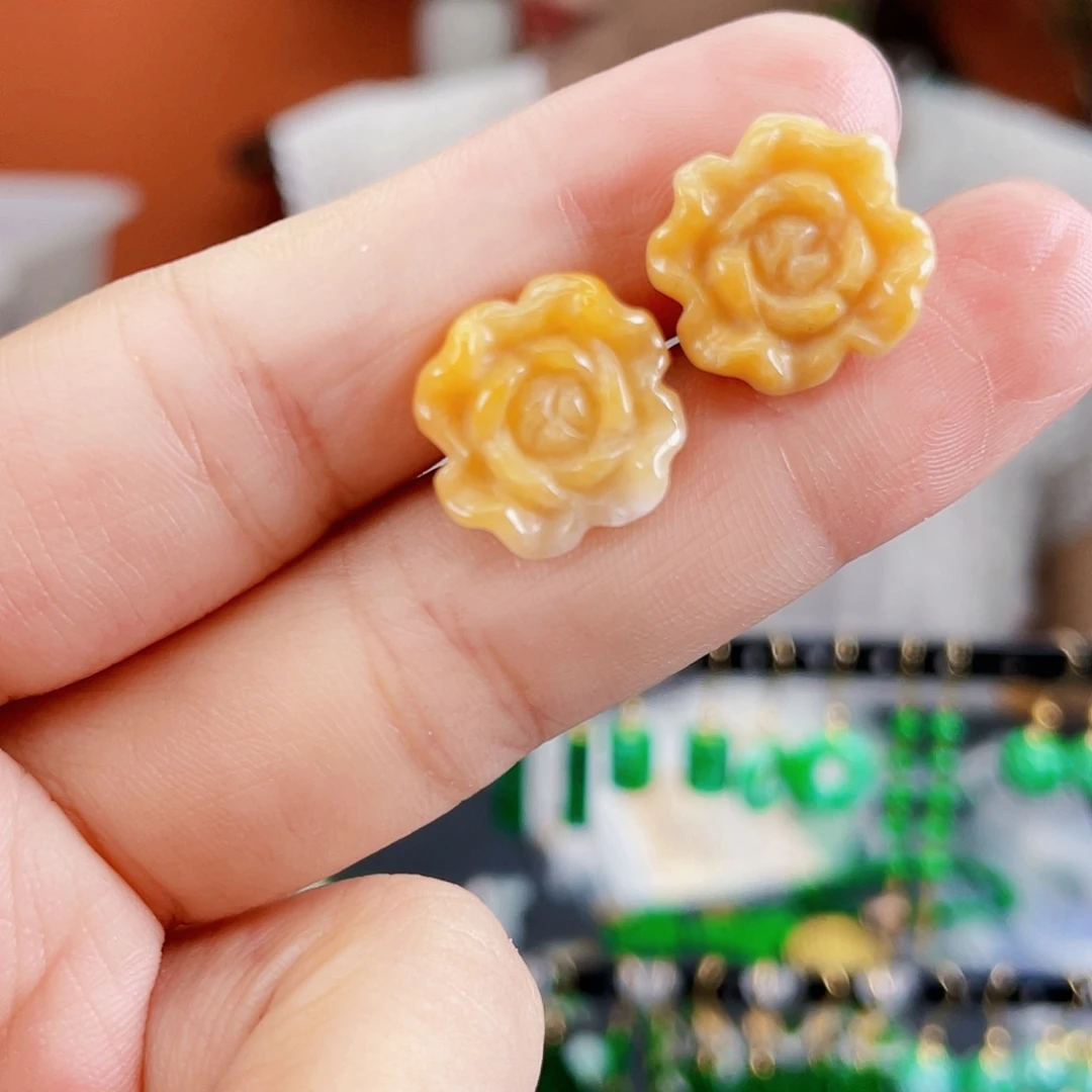 未镶嵌翡翠耳饰饰品