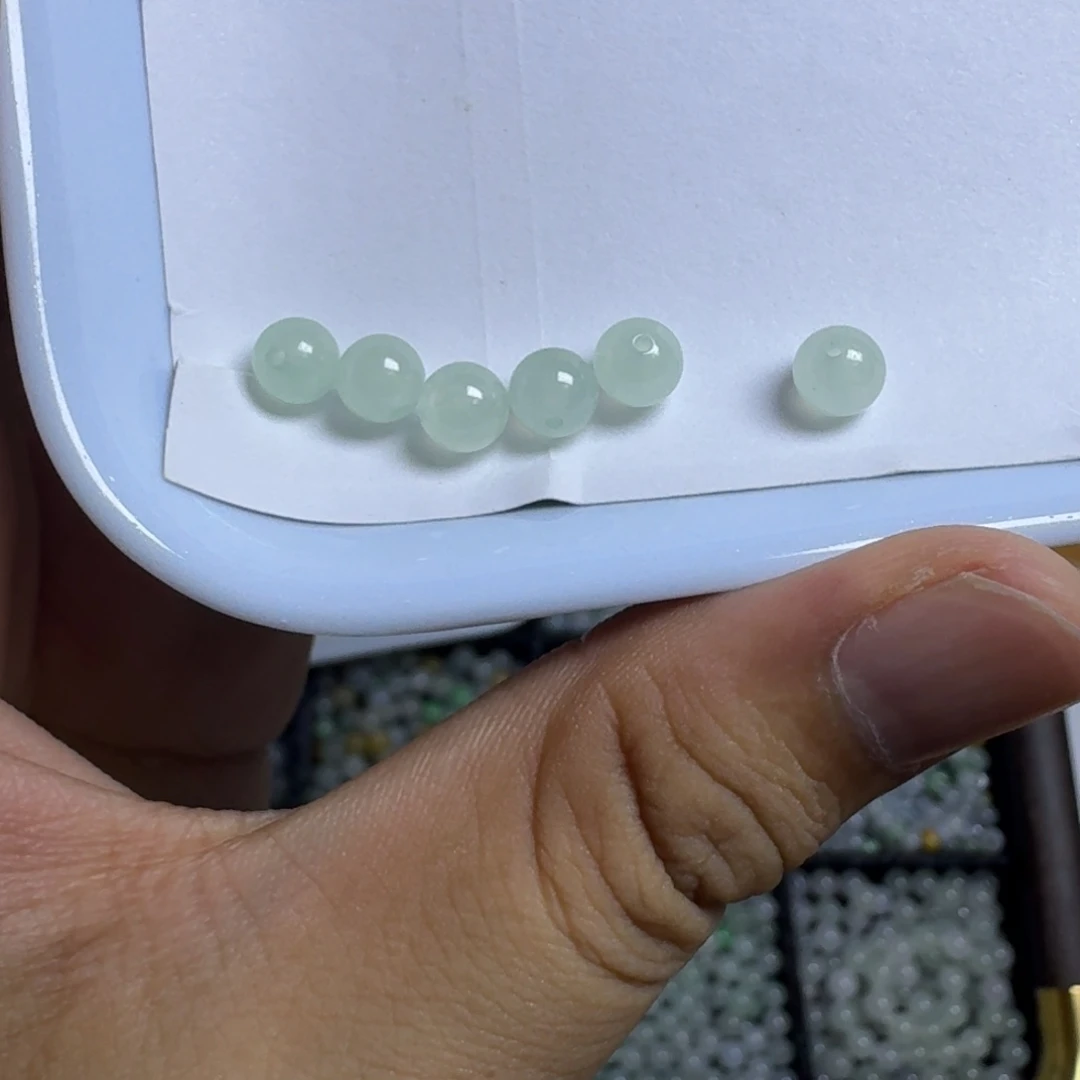 欢***翡翠散珠卡6冰晴圆珠