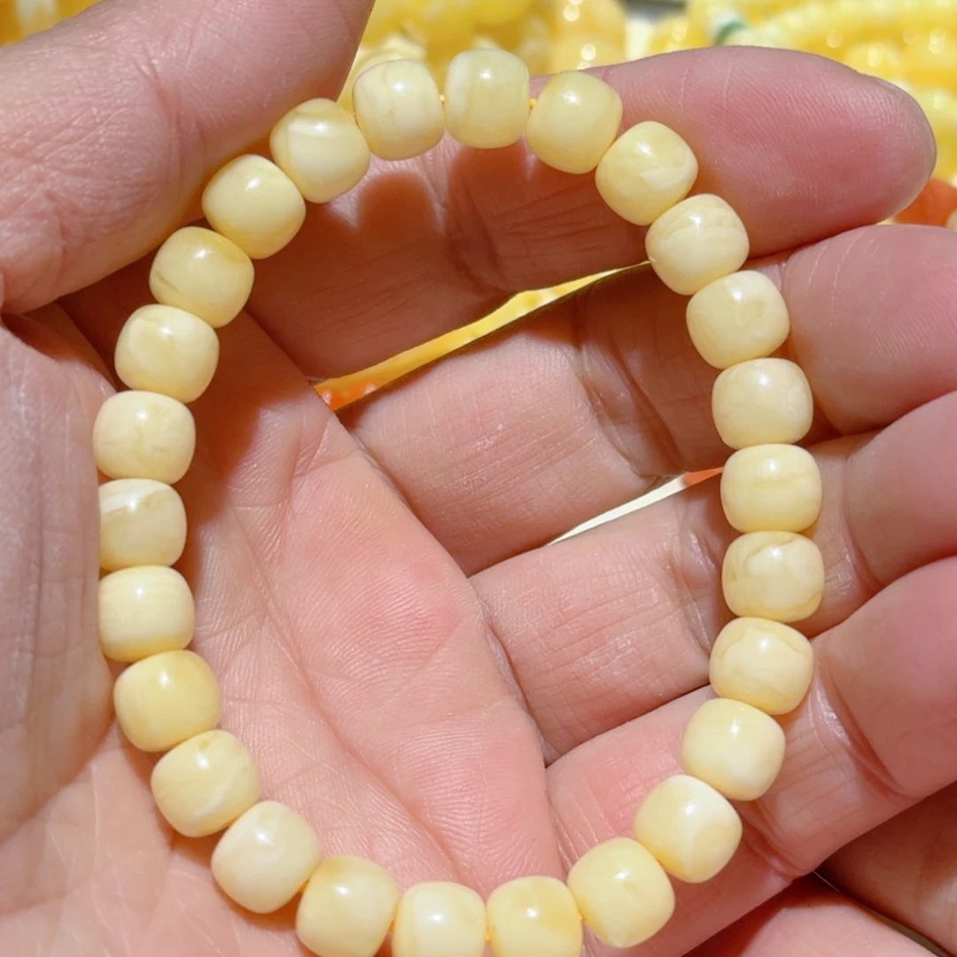 蜜蜡手链未镶嵌琥珀蜜蜡手串8.4mm
