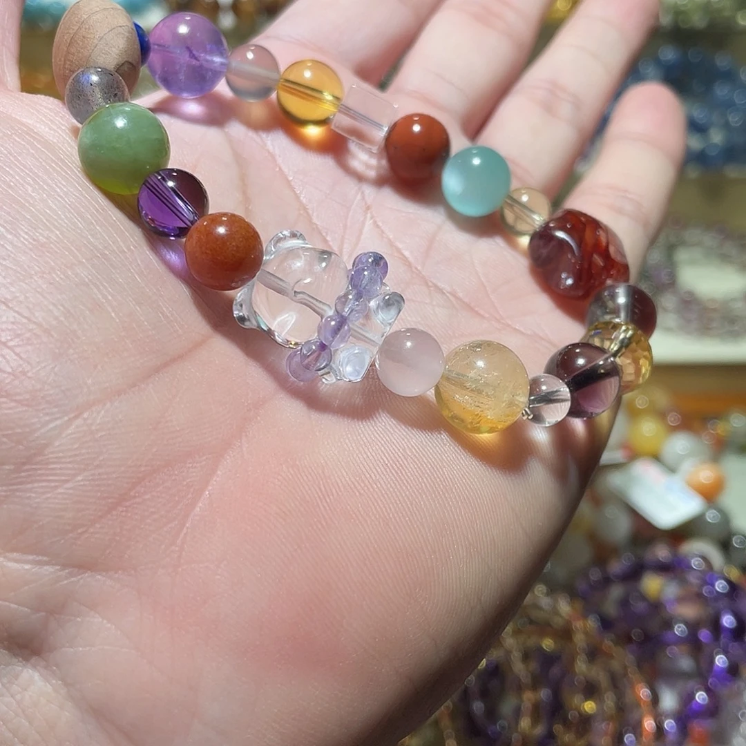 未镶嵌水晶手链手链