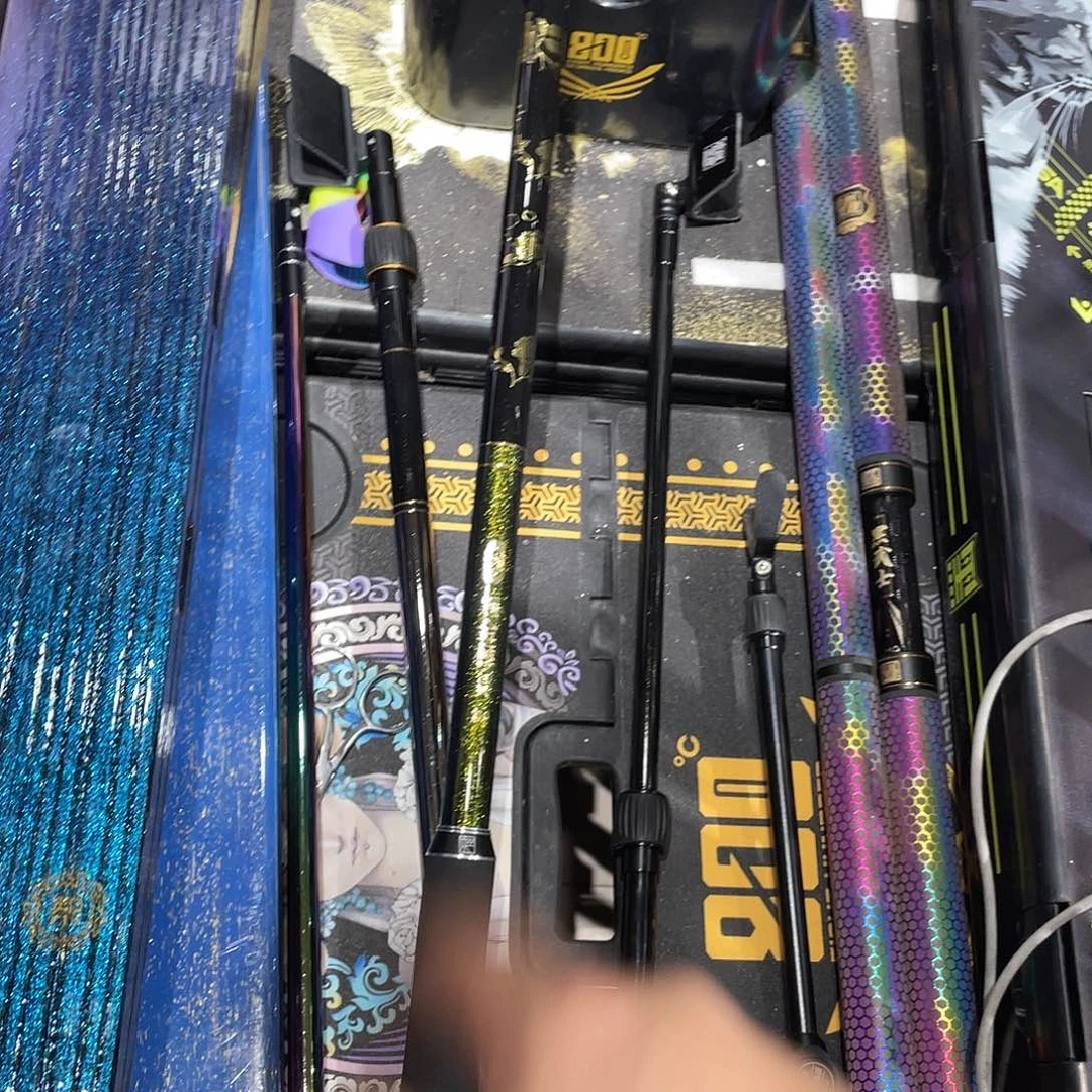 茅草黑金极210抄网杆