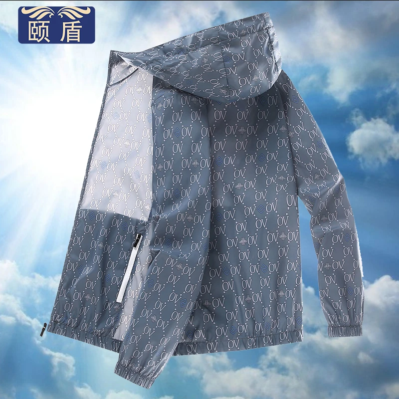 颐盾潮牌户外防晒衣男夏季轻薄款透气UPF30+休闲连帽防晒钓鱼服