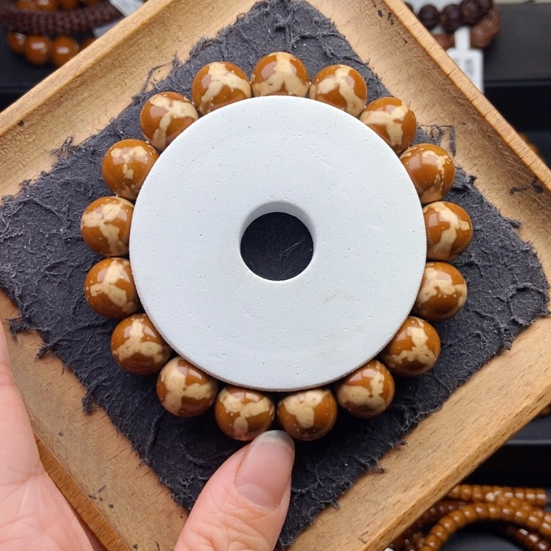 紫金鼠手串13.5mm精品熊猫奔驰