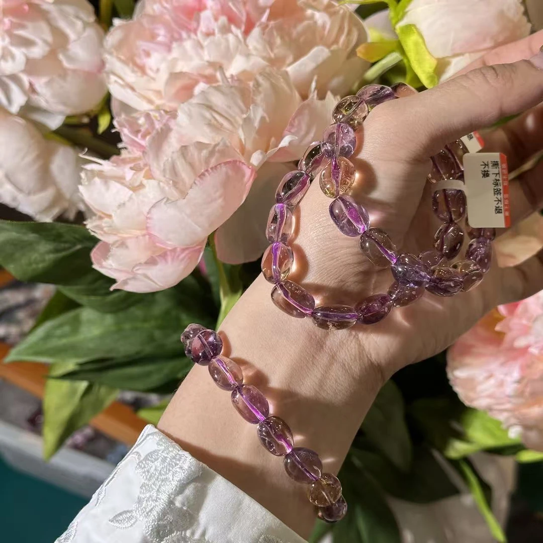 z11 天然紫黄晶随行手串 多样性发其一