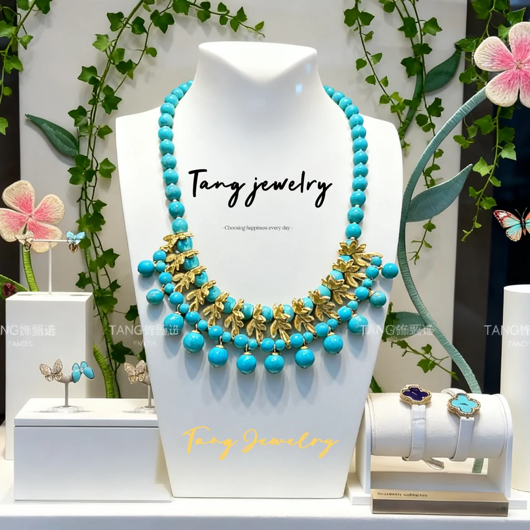 铜合金项链 木公编织项链 手工百搭精美优雅项链