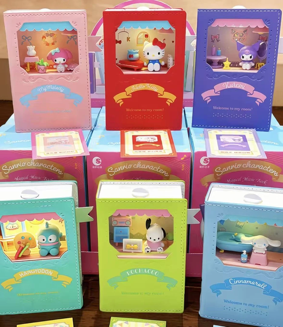 三丽鸥家族音乐魔法书盲盒手办潮玩系列