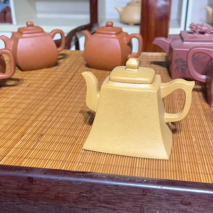 段泥壶茗****馆段泥升方壶