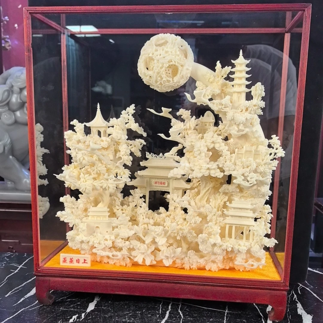仿古貔貅瓶纯手工立体精工精雕居家客厅办公室博古架收藏摆件