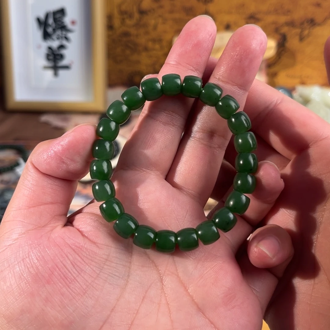 和田玉未镶嵌手链