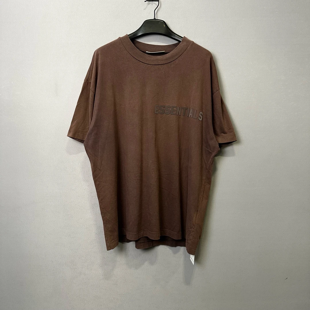 99新 ESSENTIALS TURBO 梅紫色新款字母短袖/L码/公价1730