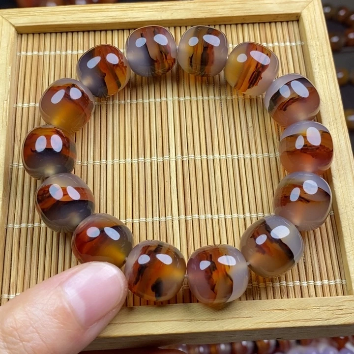 珍***间玛瑙/玉髓未镶嵌手链