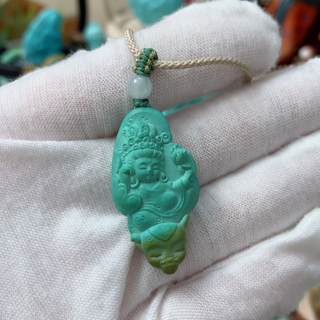 绿松石珠宝奇石未镶嵌