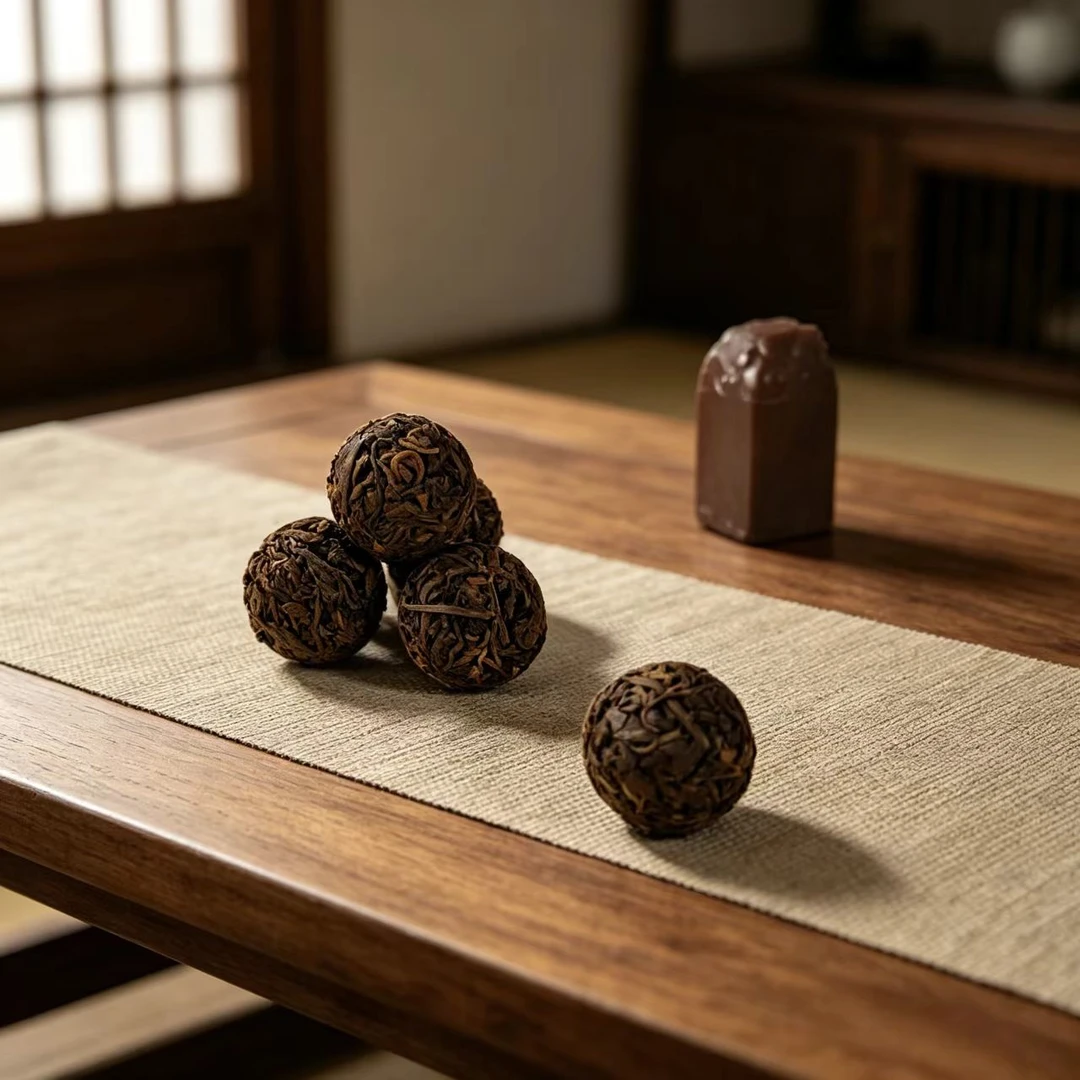 龙珠 熟茶 4号 普洱茶 喝好茶 茶叶