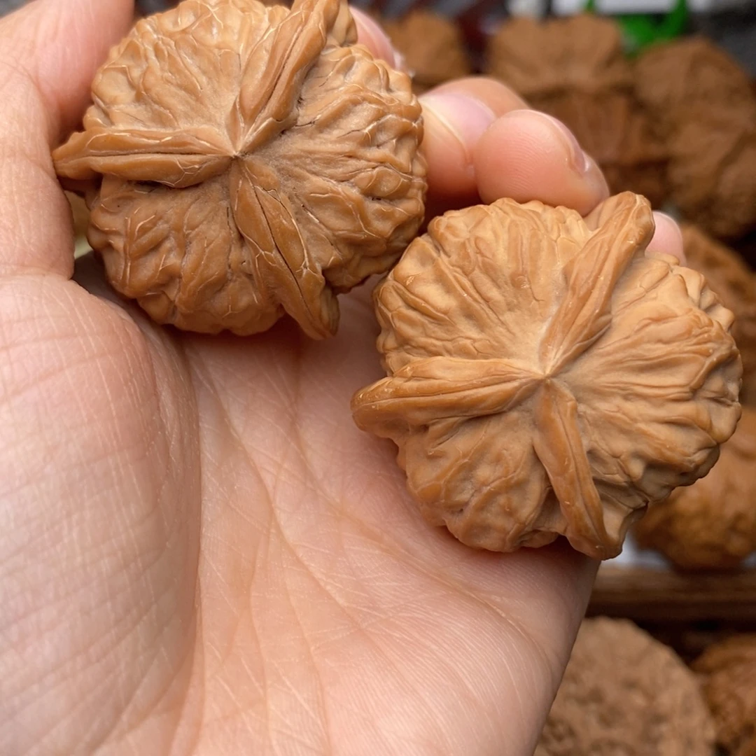 文玩核桃把件40石门元宝奔全品