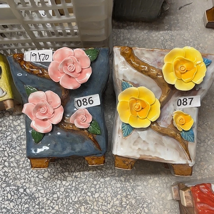 粗陶材质多肉花盆