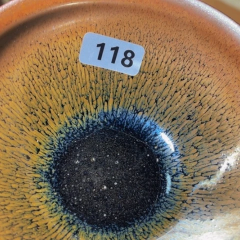 茶盏原矿原釉柴烧建盏