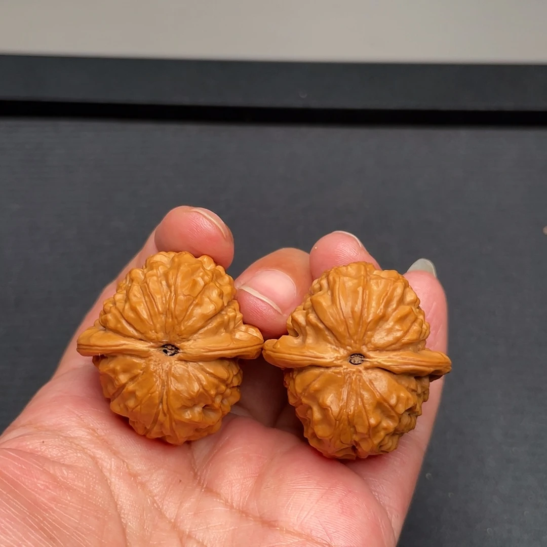 把件猴头核桃36×37精修打底石门元宝XM3288