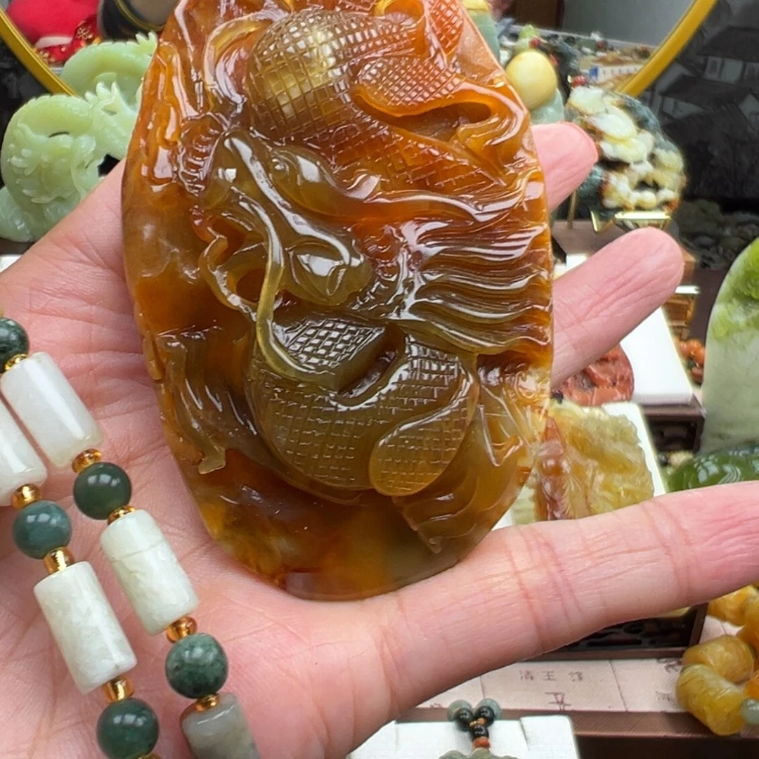 岫玉未镶嵌挂件挂件