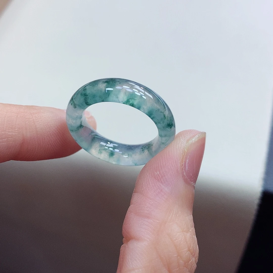 未镶嵌戒指翡翠13-14号