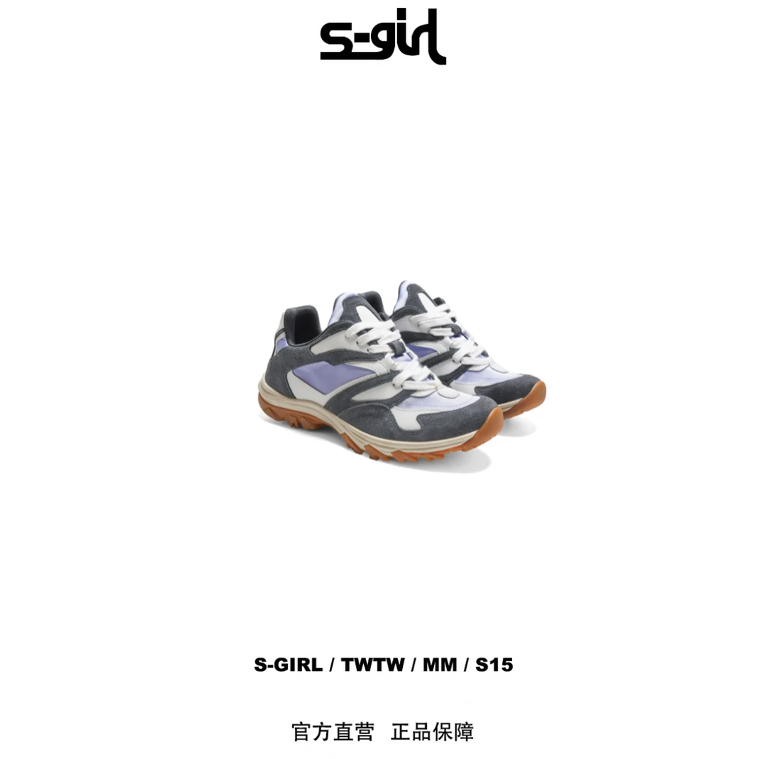 SGIRL TWTW【e530-1】美式磨砂皮女百搭轻软运动户外德训鞋款